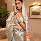Elegant Handloom Weaving Saree with Traditional Artisan Detail