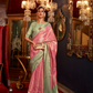 Traditional Handloom Saree with Elegant Weaving Patterns