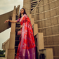 Royal Grandeur Draped in Luxurious Banarasi Satin Silk Elegance