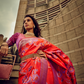 Royal Grandeur Draped in Luxurious Banarasi Satin Silk Elegance
