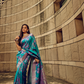 Royal Grandeur Draped in Luxurious Banarasi Satin Silk Elegance