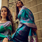 Royal Grandeur Draped in Luxurious Banarasi Satin Silk Elegance