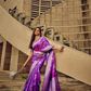 Royal Grandeur Draped in Luxurious Banarasi Satin Silk Elegance