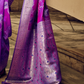 Royal Grandeur Draped in Luxurious Banarasi Satin Silk Elegance