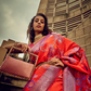 Royal Grandeur Draped in Luxurious Banarasi Satin Silk Elegance