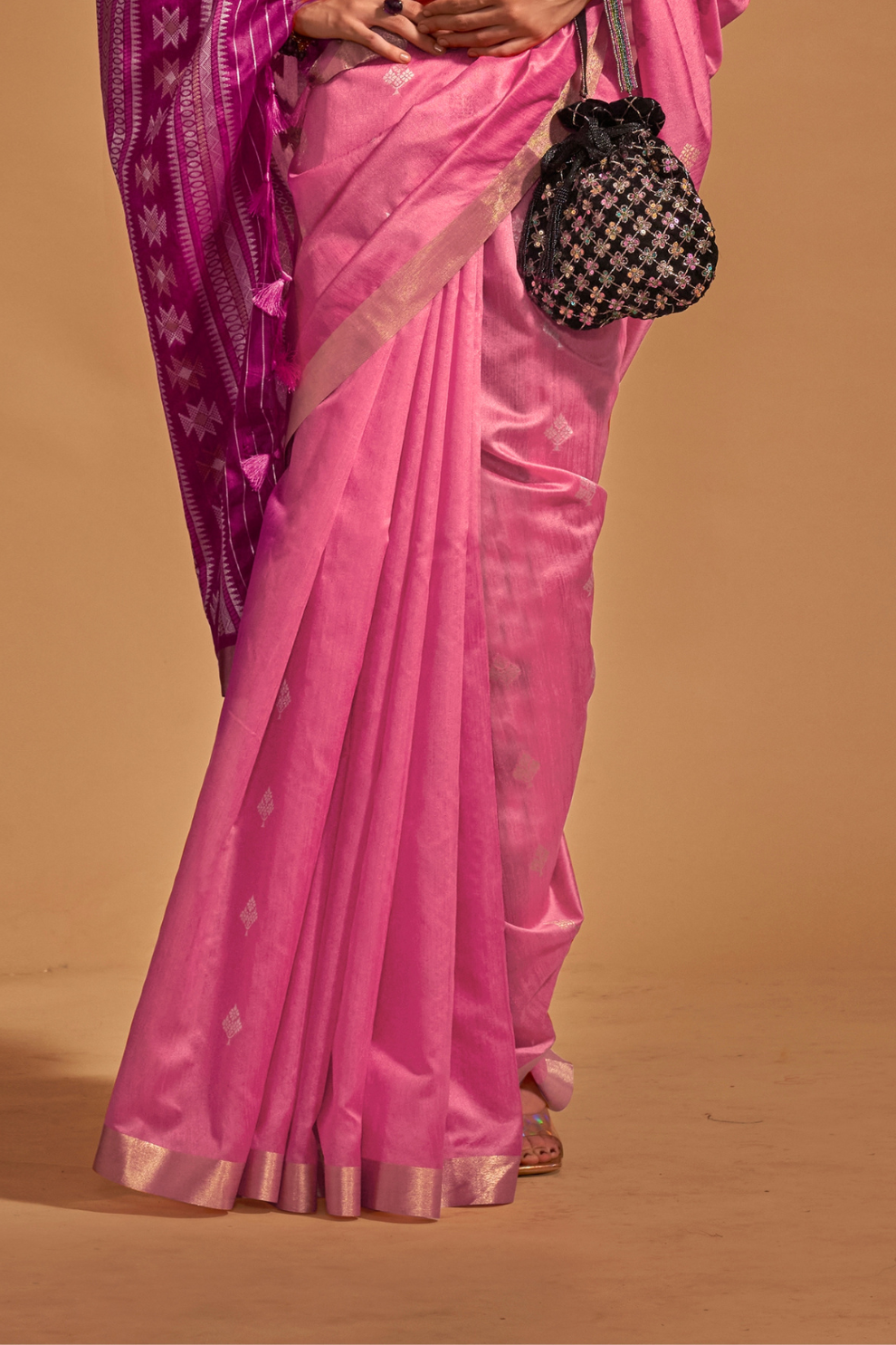 Handloom Weaving Silk Saree with Elegant Designer Finish