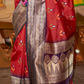Designer Party Wear Handloom Kaitra Silk Saree with Elegant Weaving