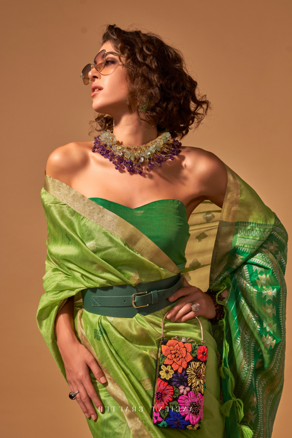Handloom Weaving Silk Saree with Elegant Designer Finish