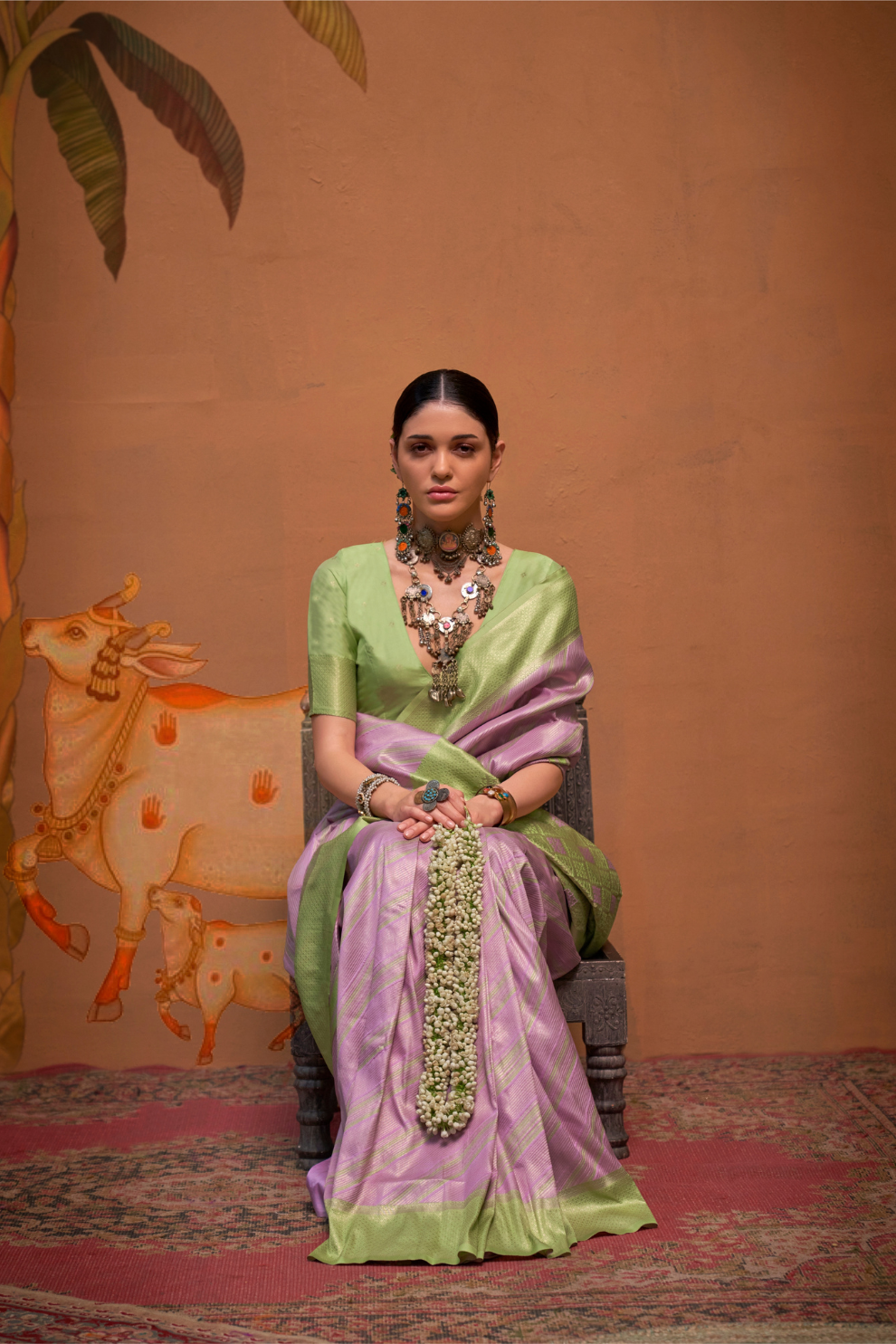 Pure Handloom Silk Saree with Traditional Charm