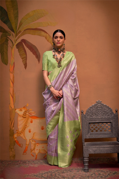 Pure Handloom Silk Saree with Traditional Charm