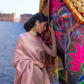 Two-Tone Kanjivaram Saree with Rich Zari Weaving