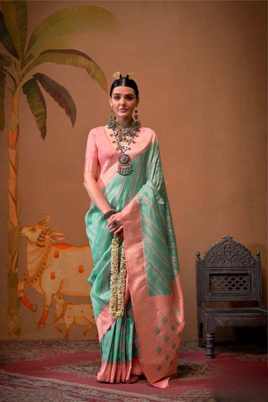 Pure Handloom Silk Saree with Traditional Charm