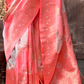 Printed Woven Rangkat Banarasi Silk Saree