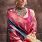Printed Woven Rangkat Banarasi Silk Saree