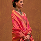 Gracefully Woven Pure Handloom Silk Drape Saree