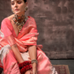 Printed Woven Rangkat Banarasi Silk Saree