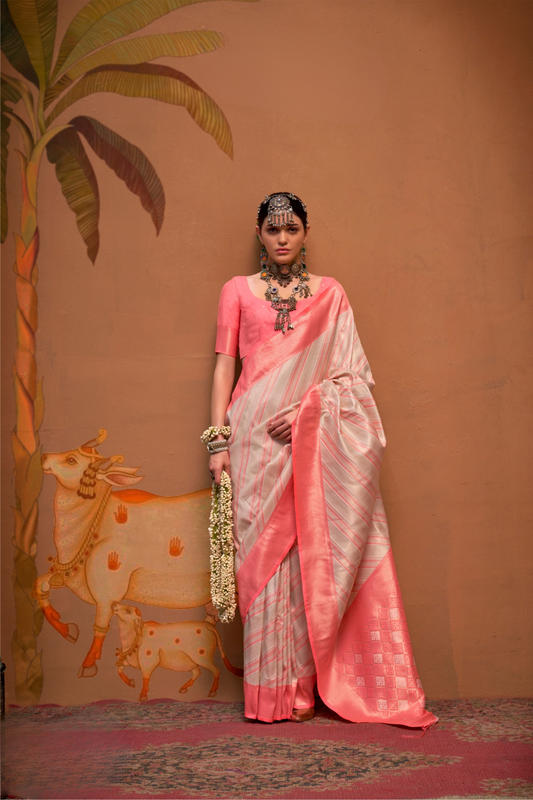 Pure Handloom Silk Saree with Traditional Charm