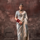 Printed Woven Rangkat Banarasi Silk Saree