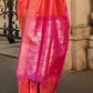 Banarasi Soft Silk Handloom Saree with Traditional Elegance