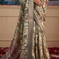Handloom Tussar Silk with Digital Print - LaVante Fashion