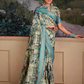 Handloom Tussar Silk with Digital Print - LaVante Fashion