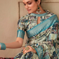 Handloom Tussar Silk with Digital Print - LaVante Fashion