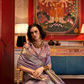 Handwoven Moss Chiffon Saree with Heavy Jacquard Blouse