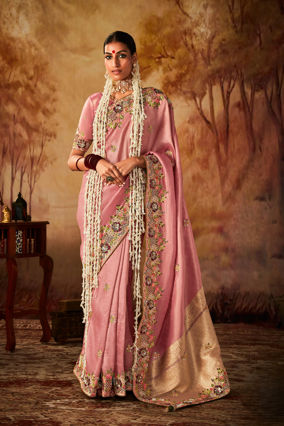 Beautiful Designer Pure Banarasi Kanjivaram Saree for Occasions