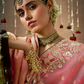Tissue Dola Silk Embroidered Wedding Saree for Timeless Elegance