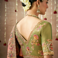 Tissue Dola Silk Embroidered Wedding Saree for Timeless Elegance
