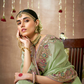 Tissue Dola Silk Embroidered Wedding Saree for Timeless Elegance