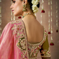 Tissue Dola Silk Embroidered Wedding Saree for Timeless Elegance