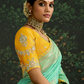 Woven Art Silk Wedding Saree with Rich Traditional Detailing
