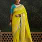 Woven Art Silk Wedding Saree with Rich Traditional Detailing