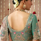 Tissue Dola Silk Embroidered Wedding Saree for Timeless Elegance