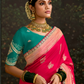 Woven Art Silk Wedding Saree with Rich Traditional Detailing
