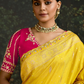 Woven Art Silk Wedding Saree with Rich Traditional Detailing
