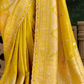 Woven Art Silk Wedding Saree with Rich Traditional Detailing
