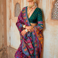 Pure Viscose Silk Saree with Luxury Print and Glory Finish