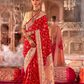 Soft Polyester Viscose Silk Saree with Print Bandhani & Paithani Design - LaVante Fashion
