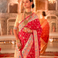 Soft Polyester Viscose Silk Saree with Print Bandhani & Paithani Design - LaVante Fashion