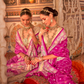 Soft Polyester Viscose Silk Saree with Print Bandhani & Paithani Design - LaVante Fashion
