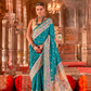Soft Polyester Viscose Silk Saree with Print Bandhani & Paithani Design - LaVante Fashion