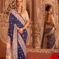 Soft Polyester Viscose Silk Saree with Print Bandhani & Paithani Design - LaVante Fashion