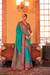 Soft Polyester Viscose Silk Saree with Hand Block Luxury Print - LaVante Fashion