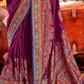 Soft Polyester Viscose Silk Saree with Hand Block Luxury Print - LaVante Fashion