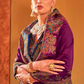 Soft Polyester Viscose Silk Saree with Hand Block Luxury Print - LaVante Fashion