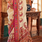 Soft Polyester Viscose Silk Saree with Hand Block Luxury Print - LaVante Fashion