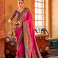 Soft Polyester Viscose Silk Saree with Hand Block Luxury Print - LaVante Fashion