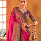 Soft Polyester Viscose Silk Saree with Hand Block Luxury Print - LaVante Fashion